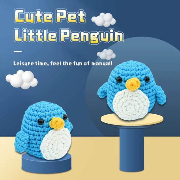1 Arctic Penguin Crochet Craft Kit