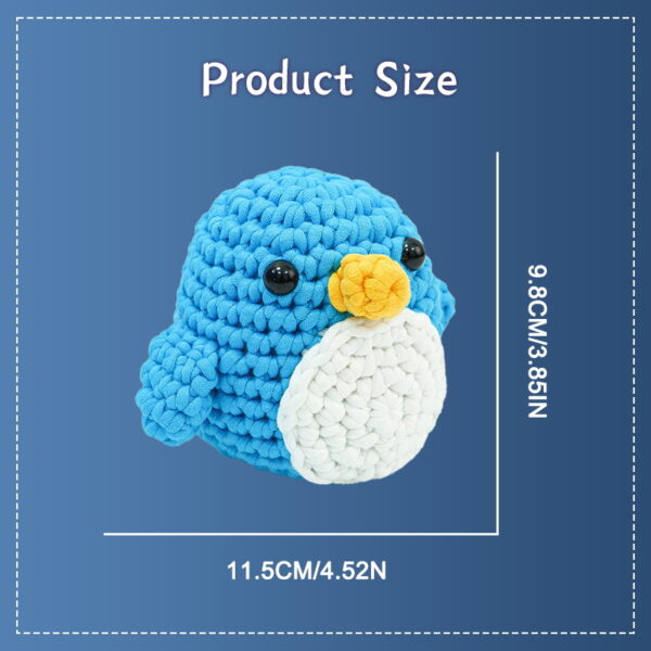 2 Arctic Penguin Crochet Craft Kit
