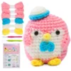 S4f5f110080404bd3ac632a9368c60794E.webp Adorable Penguin Crochet Starter Kit