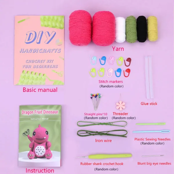 S96db450db14f470a8a96df4f1ca83483v.webp Enchanted Dragon Crochet Starter Kit