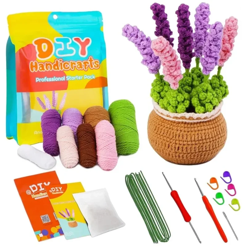 Beginner-Friendly Tulip Crochet Kit - Image 11