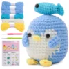 Sb98a411f754042ad9bbe086a9a238aa2h.webp Adorable Penguin Crochet Starter Kit