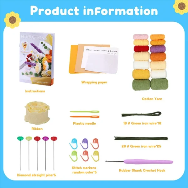 Organic Bloom Crochet Kit