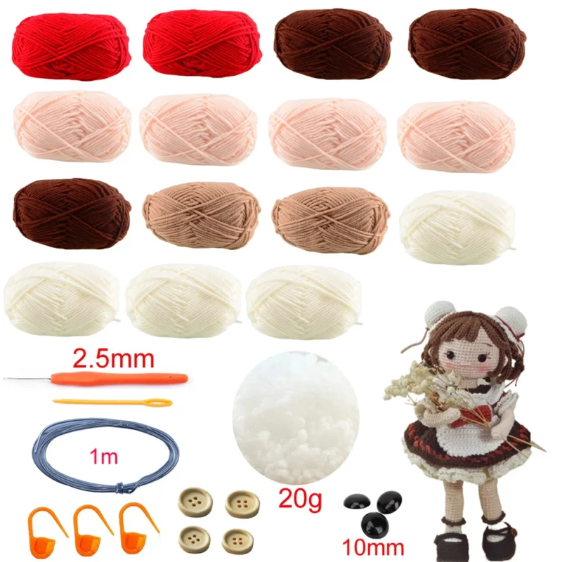 Crochet Kit Gril DIY Doll Crocheting kits - Image 14