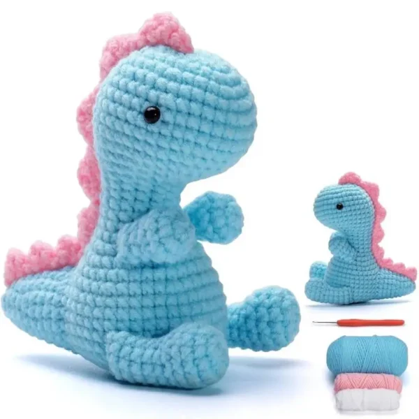 Beginner-Friendly Dinosaur Crochet Kit
