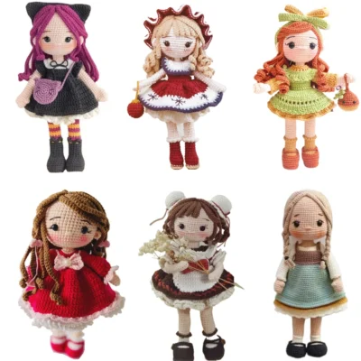 Crochet Kit Gril DIY Doll Crocheting kits