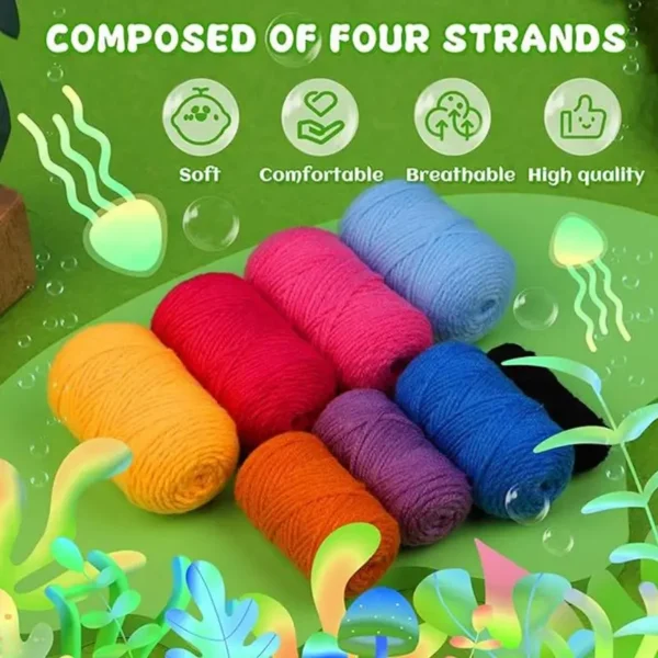 S23de2e19435042cb9802dd2512c00e976.webp Ocean Jellyfish Crochet Kit