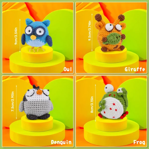 crochet animal kit for beginners