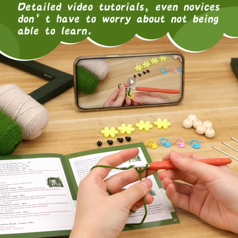 Botanical Zen Crochet Kit - Image 4