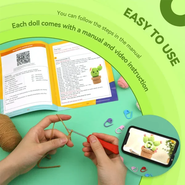 Complete DIY Crochet Kit for Beginners