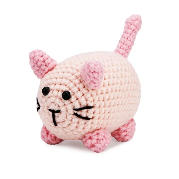 Beginner-Friendly Crochet Cat Kit with Video Tutorials