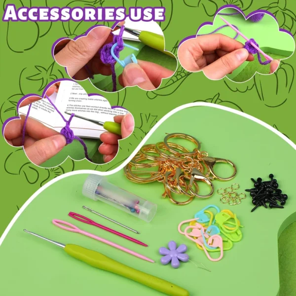 Vegetables Crochet Kit