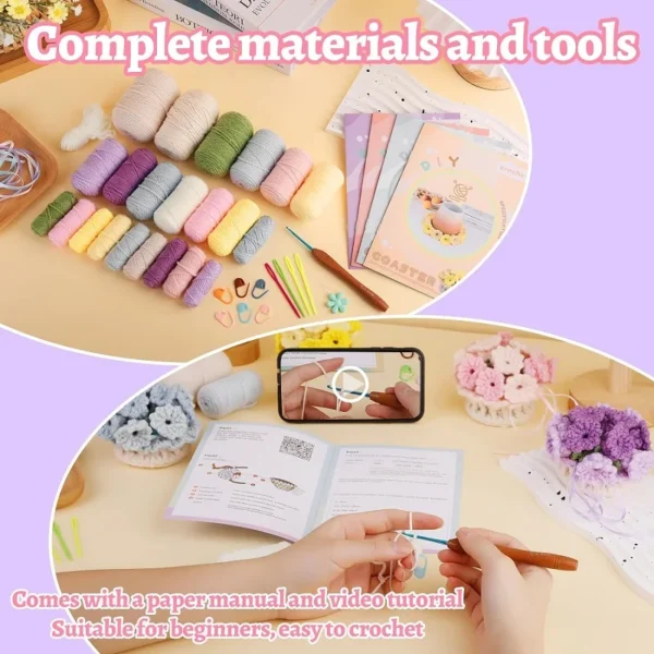 Botanical Coaster Crochet Kit