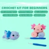 Complete Axolotl Beginner Crochet Kit