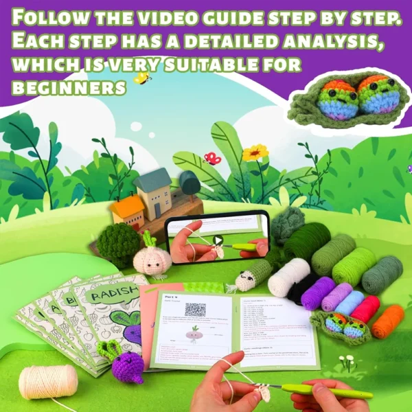 Vegetables Crochet Kit