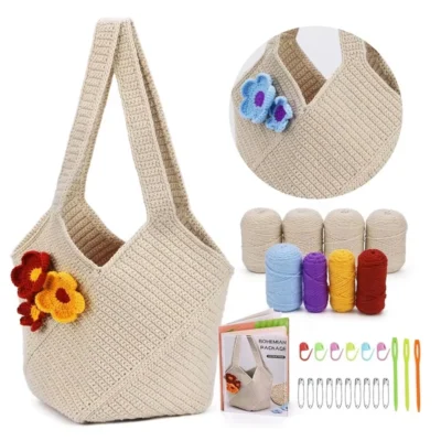 Beginner Boho Tote Crochet Kit