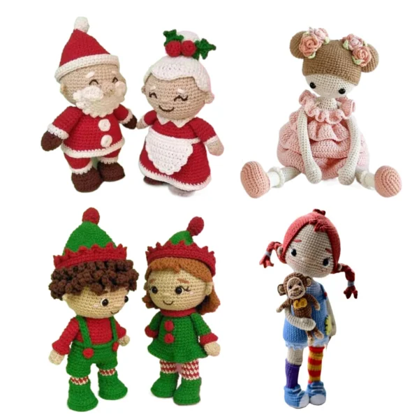 S54f98126ad5e4887b7e63db62ac496b6P.webp Crochet Kit Gril DIY Doll Crocheting kits