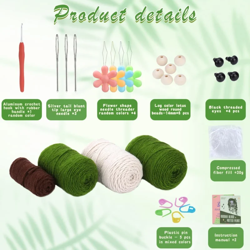 Botanical Zen Crochet Kit - Image 2