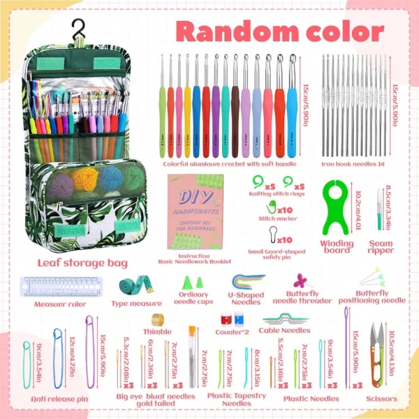 Ultimate 122-Piece Crochet Master Kit