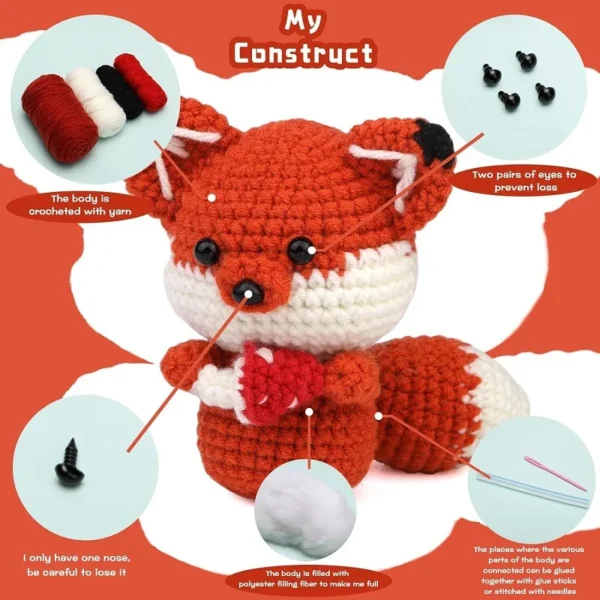 Wilderness Friends Crochet Craft Kit