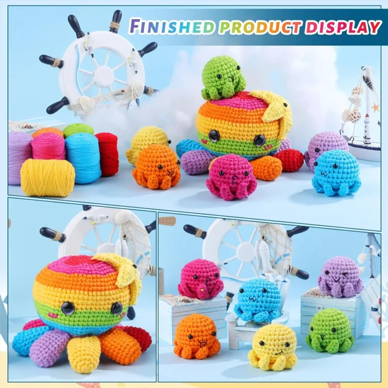 Underwater Creature Crochet Kit for Adults - Image 5