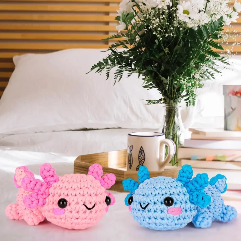 Complete Axolotl Beginner Crochet Kit - Image 6
