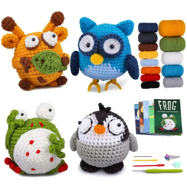 crochet animal kit for beginners