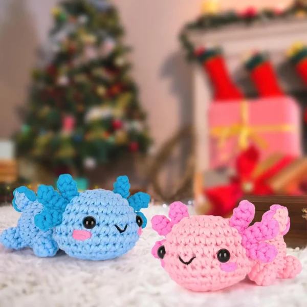 Complete Axolotl Beginner Crochet Kit