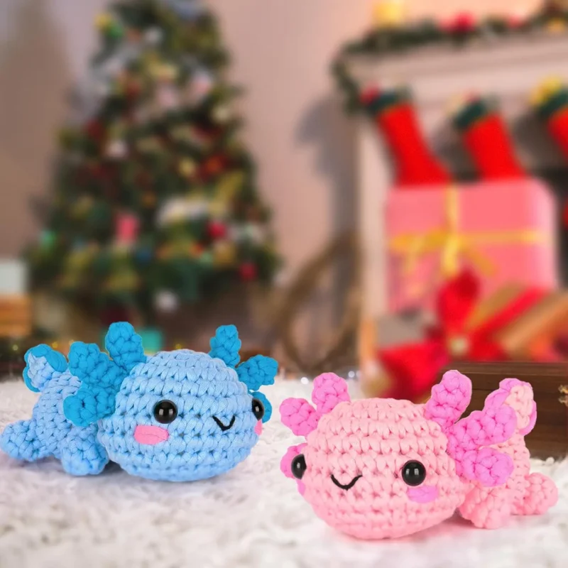 Complete Axolotl Beginner Crochet Kit - Image 5
