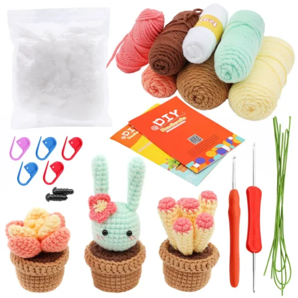 Complete DIY Crochet Kit for Beginners