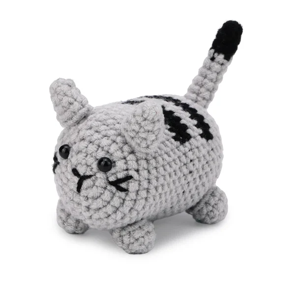 Beginner-Friendly Crochet Cat Kit with Video Tutorials