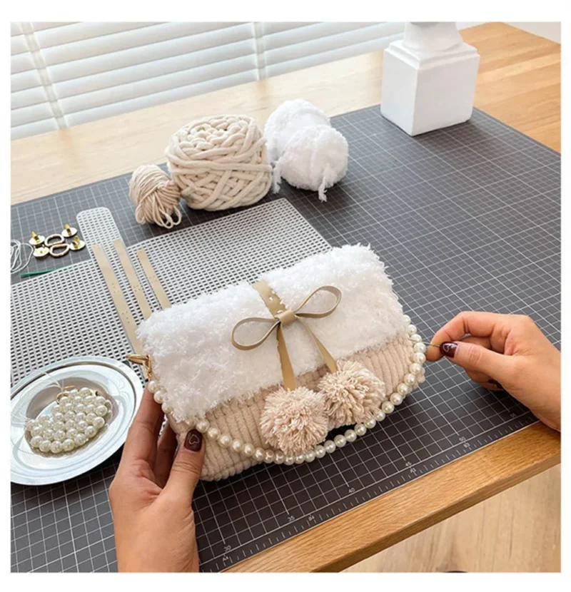 DIY Handmade Knitted Bag Making Kit