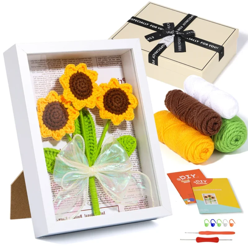 Sunflower Crochet Phone Bag Kit - Image 7