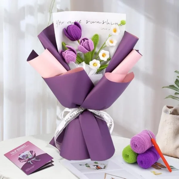 Flower Bouquet Crochet Kit for Beginners