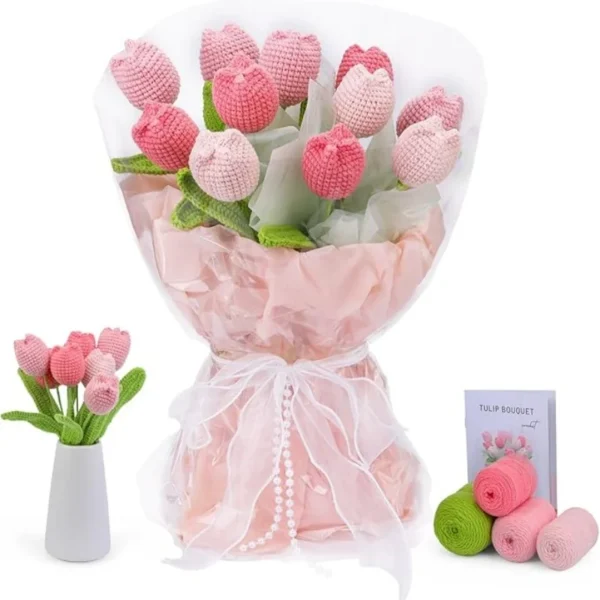 Flower Bouquet Crochet Kit for Beginners