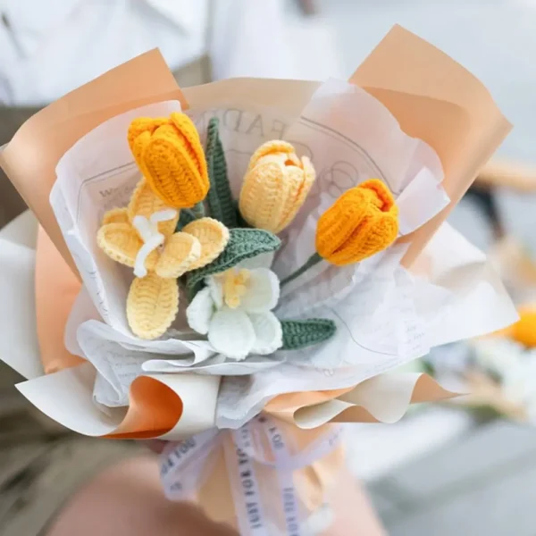 Organic Dutch Tulip Crochet Kit