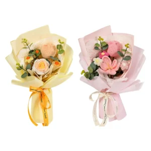 Handmade Crochet Tulip Flower Bouquet