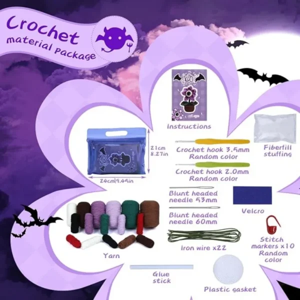 Sd289399f29464db4bb084449b87b4556W.webp Complete Evil Eyes Crochet Kit for Beginners