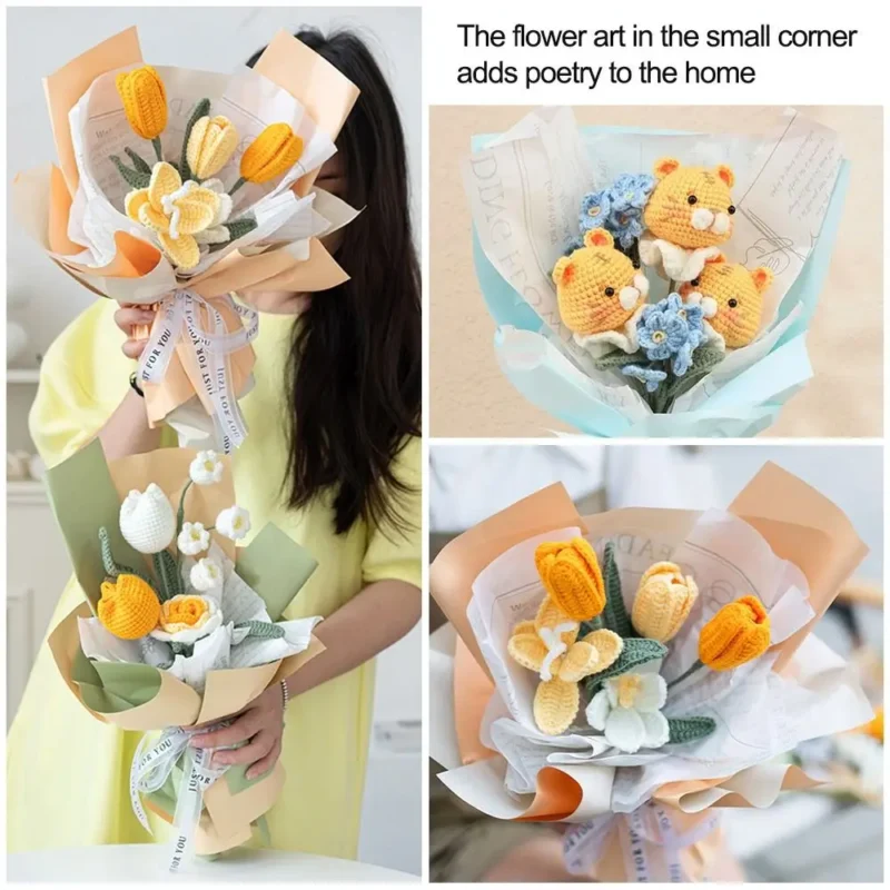 Organic Dutch Tulip Crochet Kit - Image 6