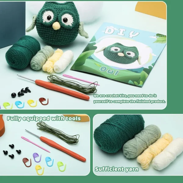 Whimsical Owl Crochet Starter Kit