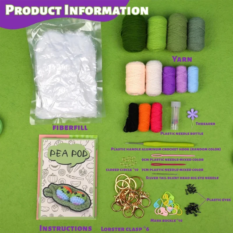 Vegetables Crochet Kit - Image 2