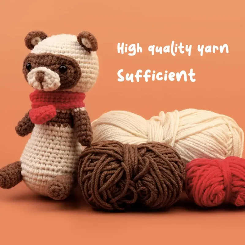 Fox & Ferret Crochet Craft Kit - Image 3