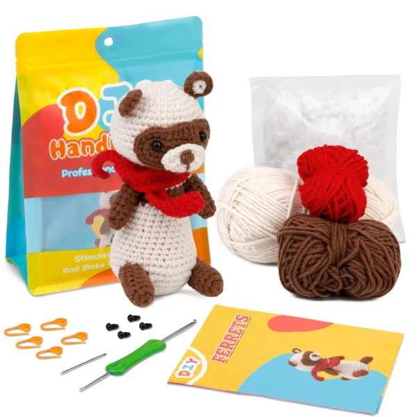 Fox & Ferret Crochet Craft Kit