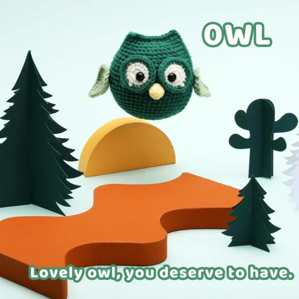 Whimsical Owl Crochet Starter Kit
