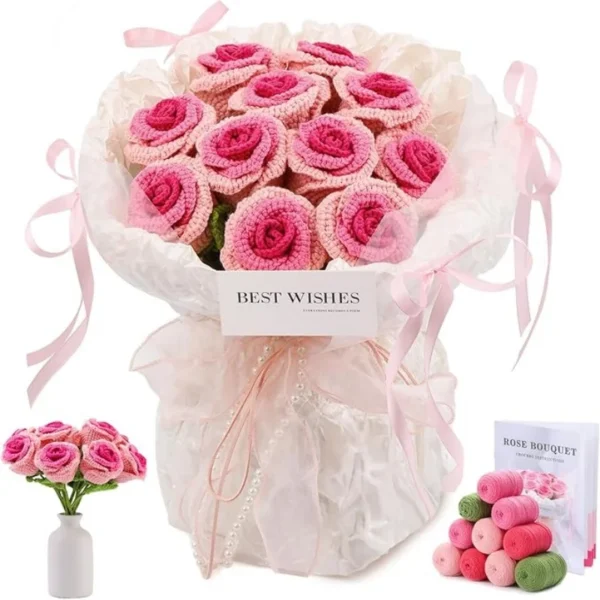 Flower Bouquet Crochet Kit for Beginners