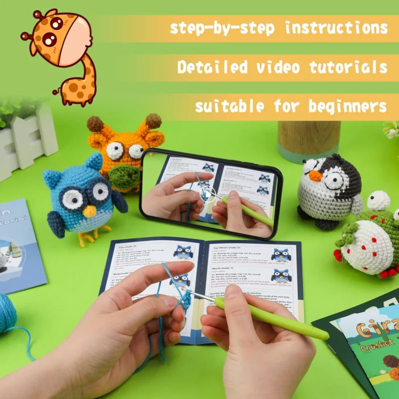 crochet animal kit for beginners - Image 4