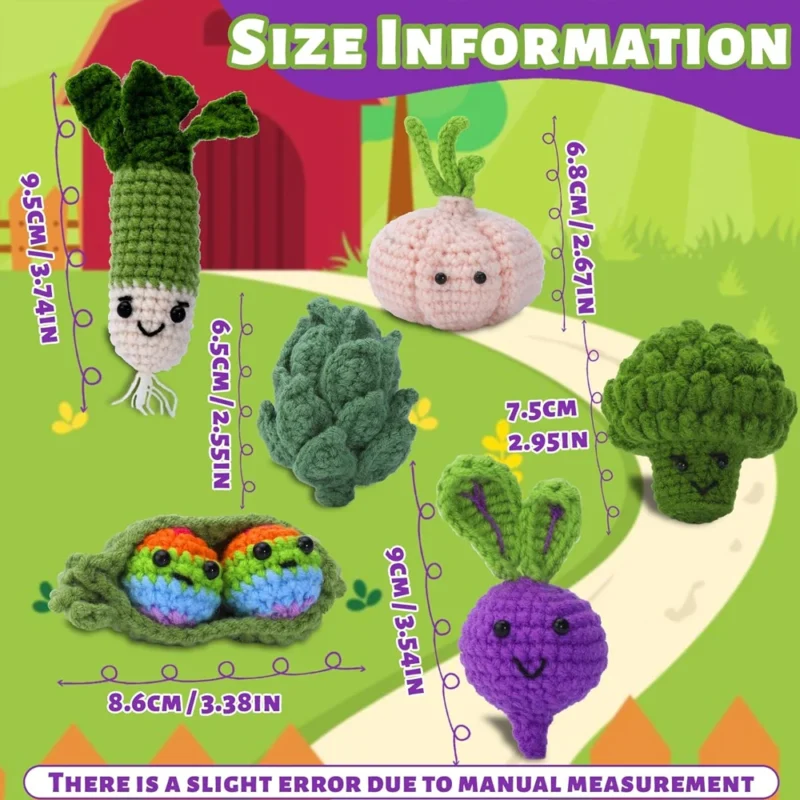 Vegetables Crochet Kit - Image 3