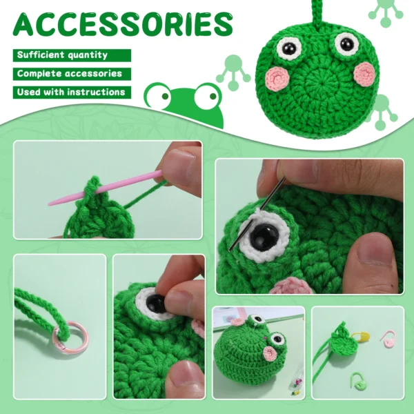 Frog Crochet Kit for Beginners