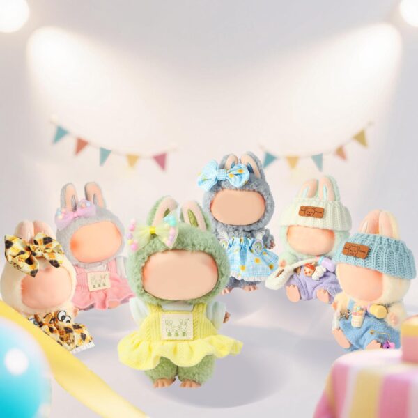 Blue Set-07 Labubu Outfit Change Collection