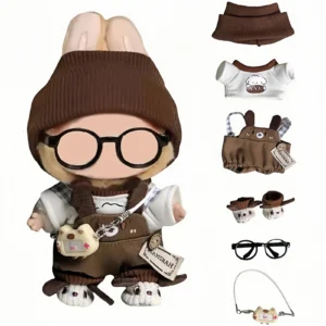 6-Piece Outfit Set for 17cm Dolls